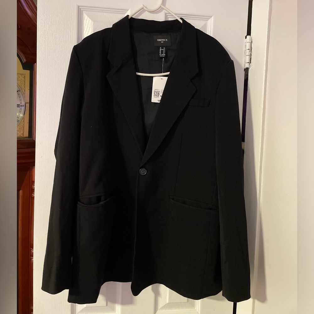 Forever 21 men black blazer